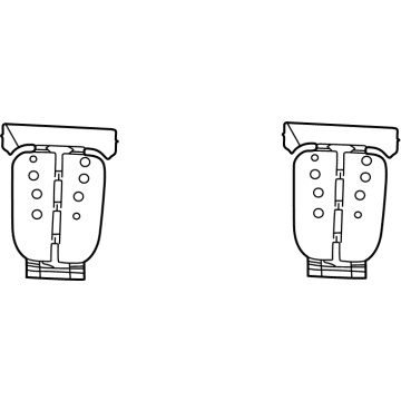 Mopar 68459035AB Seat Back Heater, Center Upper