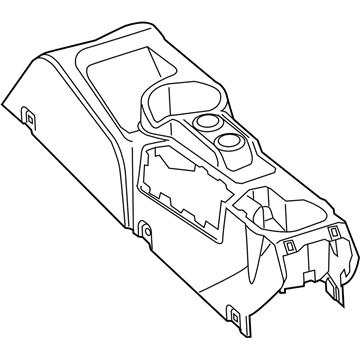 Mopar 5YL72LXHAA Console, Center