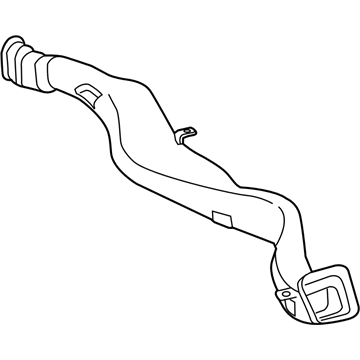 Mopar 68267950AA Rear Duct, Center