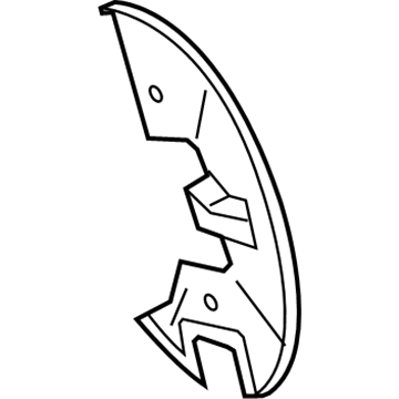 Ram Brake Dust Shield - 4721674AA