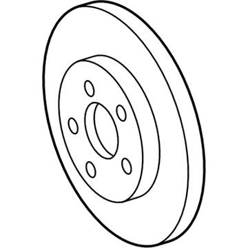 2020 Chrysler Voyager Brake Disc - 68227781AB