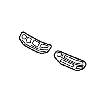 Mopar 68312234AB Fog Lamp Bezel, Front