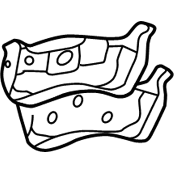 2002 Jeep Grand Cherokee Brake Pad - 5093183AB