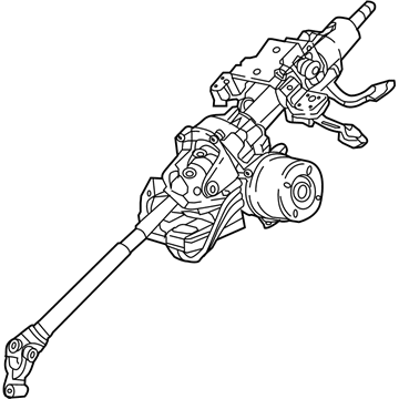 Jeep Compass Steering Column - 68638598AA
