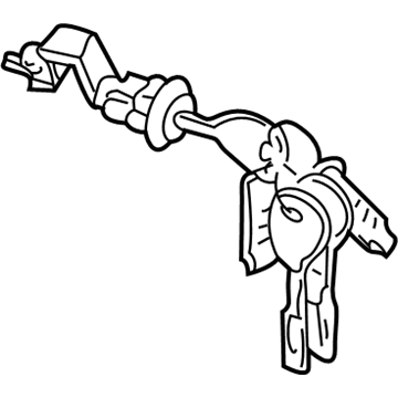 Mopar MR566178 Lock Cylinder, Rear