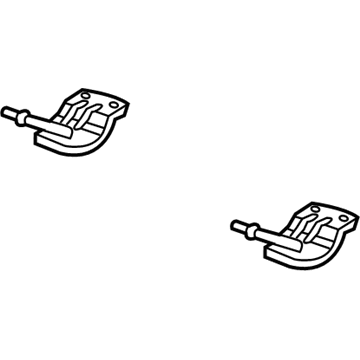 Ram 68167938AA Rear Muffler Bracket