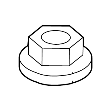 Mopar 6107068AA Tail Lamp Assembly Nut