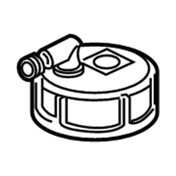 Mopar 68273010AA Reservoir Cap, Front Outer
