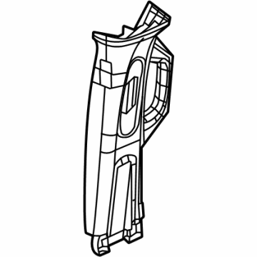 Mopar 7ET18TX7AB Upper Center Pillar Trim