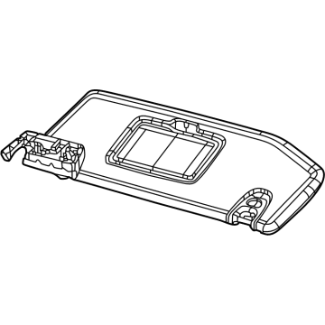2024 Jeep Wrangler Sun Visor - 7EB88TX7AB