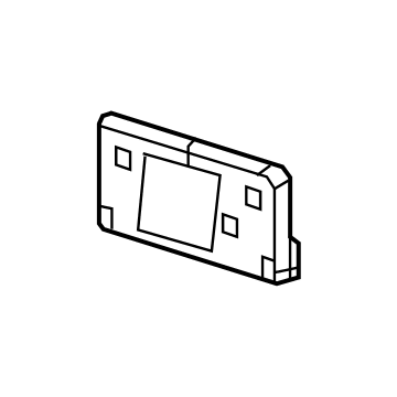 Mopar 68277142AA License Bracket, Front