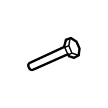 Dodge 6512092AA Leading Arm Mount Bolt