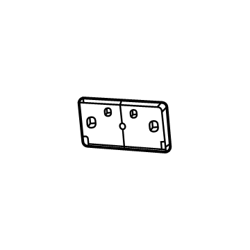 Jeep Grand Wagoneer L License Plate - 68464770AB
