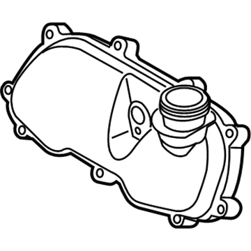 Mopar 68099627AA Front Cover, Upper