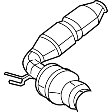 Mopar 5181828AA Catalytic Converter, Passenger Side