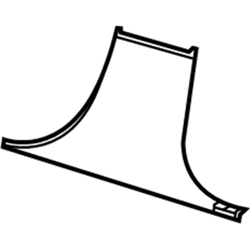 Jeep 1GG58HL1AC Lower Center Pillar Trim