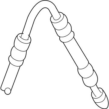 Mopar 5102281AA Lower Pressure Hose, Front