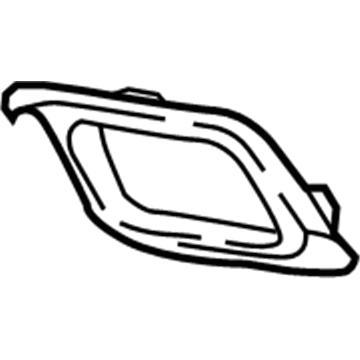 Mopar 5YH51TZZAA Tow Bracket Cover, Front Lower Passenger Side