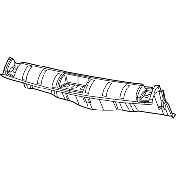 Mopar 5SZ82DX9AB Scuff Plate, Black, Rear