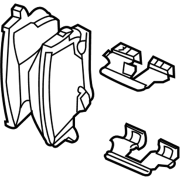 Dodge 68504576AB Brake Pads