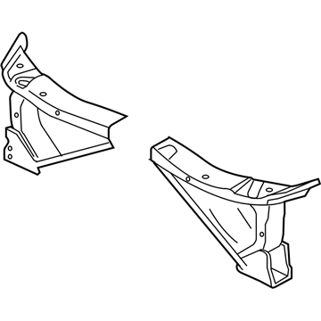 Dodge Durango Radiator Support - 55255046