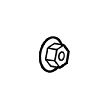 Jeep 6506619AA Heat Shield Nut