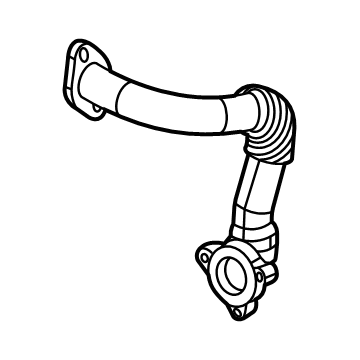 Jeep 68490051AA EGR Pipe