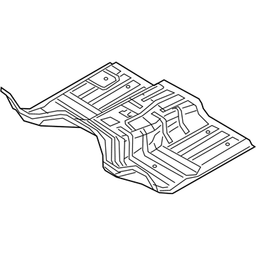 Ram 68268050AD Front Floor Pan