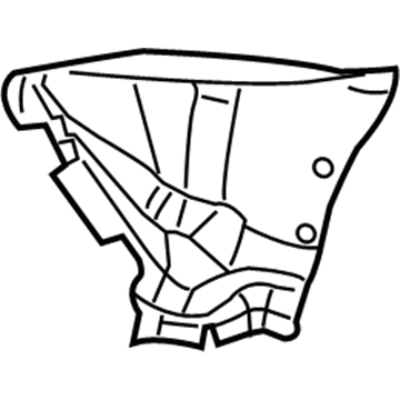 Mopar 68036269AC Tail Lamp Pocket, Rear Driver Side