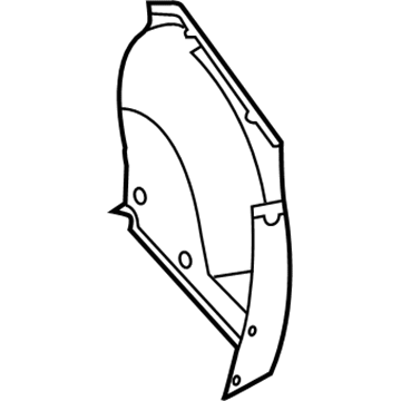 Mopar YR86XDVAA Side Trim Panel, Rear Inner Passenger Side