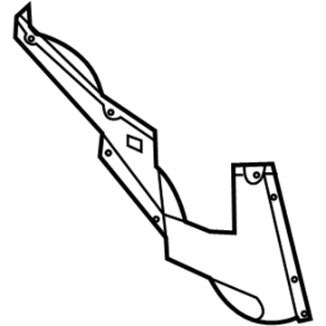 Mopar YR85XDVAA Side Trim Panel, Rear Inner Driver Side