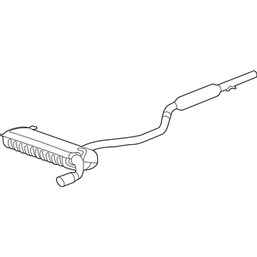 Chrysler 200 Muffler - 52022316AE