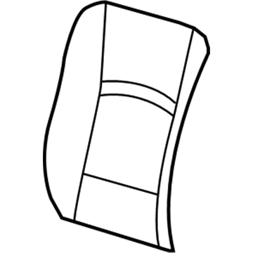 Mopar 1SJ73XDVAA Seat Back Cover, Front Driver Side