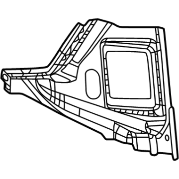 Mopar 68361000AC Extension, Rear Passenger Side