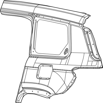 Mopar 68571848AB Quarter Panel, Outer