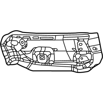 Mopar 68361012AB Tail Lamp Pocket, Rear Passenger Side