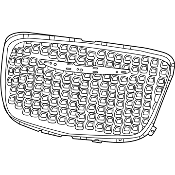 2022 Chrysler 300 Grille - 5SW18DX8AE