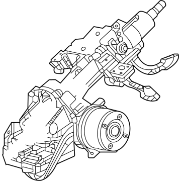 Jeep 68407892AF Steering Column