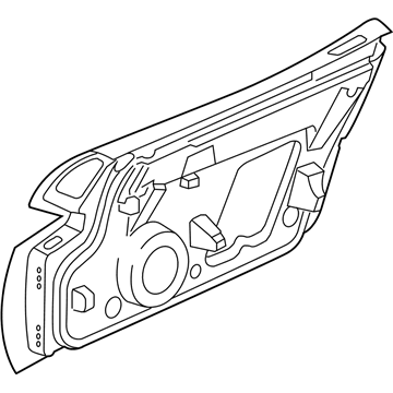 Mopar 4865593AF Door Shell, Front Driver Side