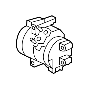 Chrysler 68158259AG Compressor Assembly