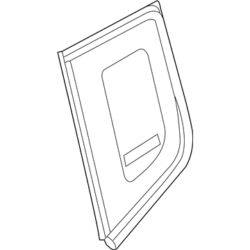 Jeep 55112799AA Quarter Glass
