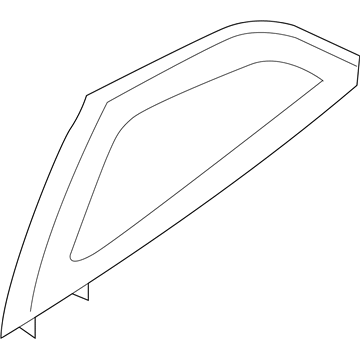 Dodge 68234216AB Quarter Glass