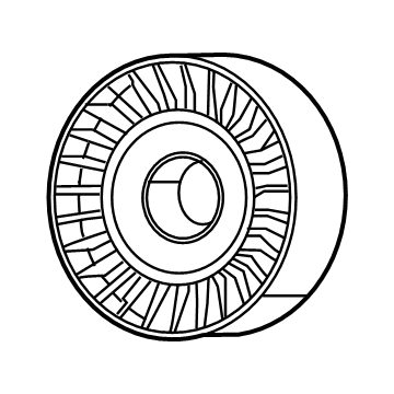 Jeep 68433354AA Idler Pulley