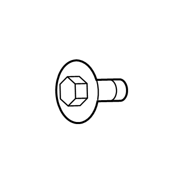Jeep 6509487AA Idler Pulley Screw