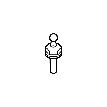 Mopar 68490037AA Rear Bracket Ball Stud