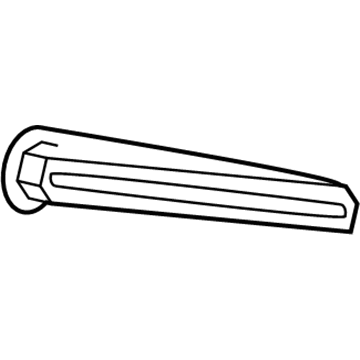 Mopar 6510007AA Retractor Assembly Nut, Front