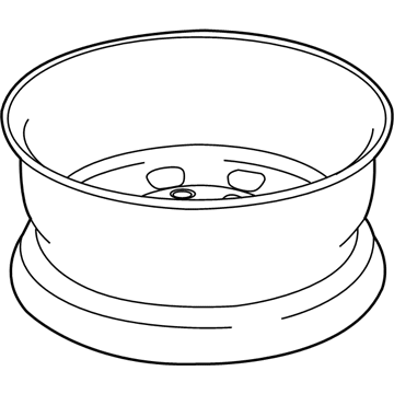 Mopar 68090830AC Wheel, Spare, Steel