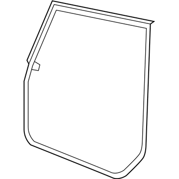 Jeep 68271724AH Door Weatherstrip