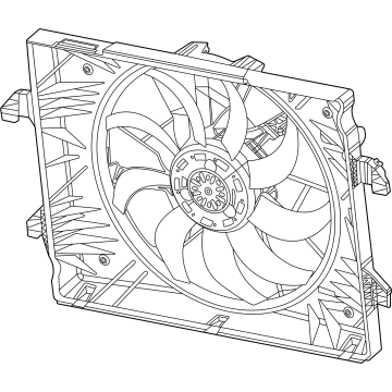 Ram 1500 Cooling Fan Assembly - 68430018AA