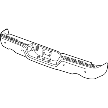 Ram 55112601AE Bumper Assembly